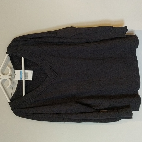 Nike Tops - Nike Yoga Navy Dri Fit Training Oversized Sweatshirt  Medium NWT PTP 26"